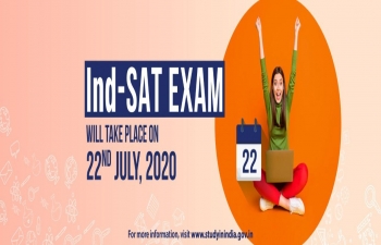 Study in India's Ind-SAT Exam on 22nd July 2020